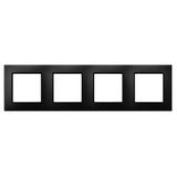 ARIA Ramka poczwórna - kolor czarny metalik