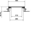 tehalit.BK Kanał współpoziomy boczna folia ochronna BKFD 300x(45-70)mm stal BKFD300045 HAGER
