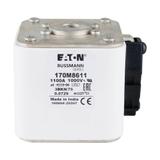 FUSE 1100A 1000V 3BKN/75 AR UR Wkładka szybka 1100A AC 1000V rozmiar 3 74x92x76 mm aR IEC, 170M8611