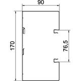 GS-S90170RW, Kanał podparapetowy 90X170 CZ.B.