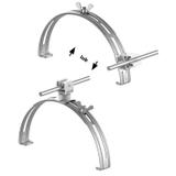 AN-15P/OH/S-N Uchwyt gąsior.rozsuw.Z-zatrz. H=3,5cm /OH/ szary