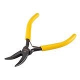 Szczypce precyzyjne wydłużone wygięte 125 mm