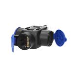 Rozgałęźnik bryzgoszczelny i odporny na uderzenia IP44 3x2P+Z (Schuko) 16A 230VAC OR-AE-1346(GS) ORN