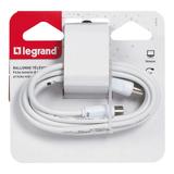 KABEL TV Z 1 WTYKIEM MĘSKIM O9,52 MM I 1 WTYKIEM ŻEŃSKIM O9,52 MM, DŁUGOŚĆ 2 M, Legrand