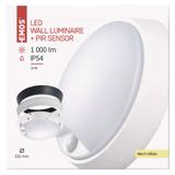 Oprawa LED okrągła PIR 14W IP54 ciepła biel ZM3131 EMOS