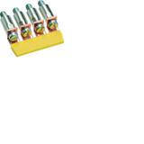 Mostek izolowany 2,5mm2 4-krotny KWJ02B4 HAGER