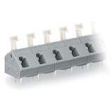 Złączka do płytek drukowanych przycisk 2,5mm2 RM 10/10,16mm 8-bieg jasnoszary /15szt./ 256-608/000-009/999-950 WAGO