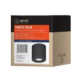 MEGY DLR GU10 downlight max 50W, IP54, okrągły, czarny, aluminium AD-OD-6144BGU10 ORNO