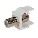 Adapter ze złączem F biały