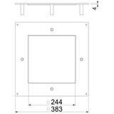 DUG 350-3 9SL Pokrywa montażowa do wyż.obc.