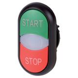 M22S-DDL-*-*-* Napęd przycisków podwójnych z samopowrotem 230350 EATON