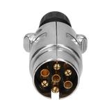 Wtyczka przyczepy aluminiowa 7 pinów 12/24V OR-AE-1385 ORNO