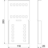 WRWVK 110, ŁĄCZNIK KĄTOWY 110 MM