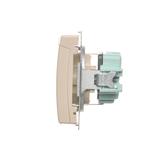 Simon Basic Gniazdo wtyczkowe Schuko do wersji IP44 16A 250Vzaciski śrubowe beż BMGSZ1B.01/12 BMGSz1B.01/12 KONTAKT