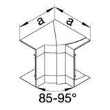 tehalit.BR65/BRS Kąt wewnętrzny 65x210 PC-ABS, jasnoszary