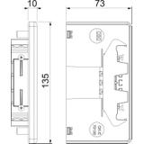 GKH-E70130RW, Końcówka, bezhalogenowa