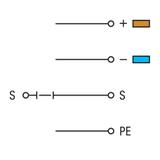 złączka do czujników rozłączalna z PE 2,5 mm2