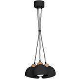 Milagro lampa wisząca Dama Black 3xE27 MLP6580