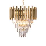 lampa wisząca Madison 9xE14 złota ML5992 Milagro
