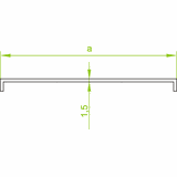 PKN240/2 POKRYWA KANAŁU 1,5 MM