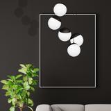 Milagro lampa wisząca Sfera Black 5xE14 MLP8869