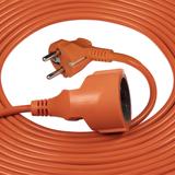 Przedłużacz ogrodowy jednogniazdowy Schuko, PVC 3x1,5mm2, długość 15m GES-2(GS)/15M ORNO