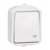 Cedar przycisk światło IP44 biały WNT102C01 SCHNEIDER