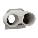 NOWE PLEXO - PRZEPUST KABLOWY - 2 WEJŚCIA - PG16 SZARY