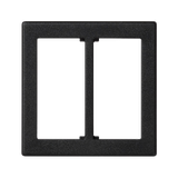 Simon Connect Pokrywa K45 do szybkozłączka podwójna szary grafit