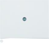 BERKER K.1 Płytka czołowa do przyłączy kablowych biały 10057009 HAGER