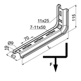 WFL/WFLO150 Wspornik fajkowy