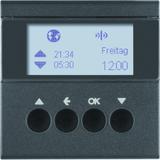 BERKER B.X/S.1 KNX RF quicklink Łącznik żaluzjowy czasowy do sterownika żaluzjowego i mechanizmu zasilającego Berker.Net antracyt 85745185 HAGER