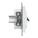 SUNO - Gniazdo głośnikowe pojedyncze, Biały, Legrand