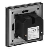 Gniazdo pojedyncze Tuya Smart Wi-Fi, Schuko, czarne OR-SH-17205(GS)/B ORNO