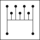 Blok rozdzielczy 2x4-50mm2-3x2,5-25mm2-4x2,5-16mm2 żółto-zielony DB1-Z-8.17 OPATÓWEK