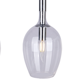 Milagro lampa wisząca Tango Clear 3xE14 chrom ML6164