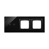 Simon 54 TOUCH WMDZ-01123S-075 Panel dotykowy S54 Touch, 3 moduły, 2 pola dotykowe poziome + 2 otwor DSTR3200/75 KONTAKT