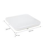 NYMPHEA 2 TOP 230V 18W IP44 IK10 NW SQUARE