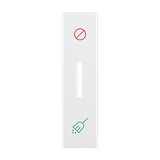LIVING NOW - KLAWISZ  NIE PRZESZKADZAĆ / SPRZĄTNĄĆ POKÓJ  - 1 MODUŁ - BIEL, Bticino