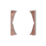 ICON Ramka pośrednia do gniazd podwójnych łososiowy