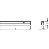 Linear LED 300 4W/3000K 230V IP20