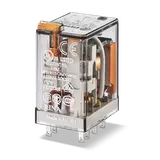 Miniaturowy przekaźnik przemysłowy 2 P; 10A; 60V DC; LED + dioda gaszeniowa