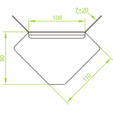 LRBJH60 Łącznik rozgałęźny 1,0 mm