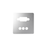 Simon 82 Pokrywa gniazda VGA+3RCA aluminium