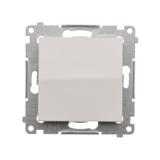 Simon 54 Przycisk pojedynczy zwierny bez piktogramu 10A szybkozłączka biały