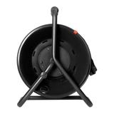 Przedłużacz bębnowy, 4 gniazda 2P+Z Schuko, kabel PVC H05VV-F 3x1,5mm2, długość - 50m, STAŁE GNIAZDA