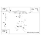 Sollux Plafon LEMMI 2 czarny SL.1127