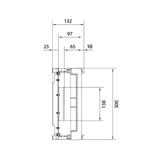 univers N 300x500mm podzespół dla wyłączników mocy H3+ 2xP250 UK22LH1 HAGER