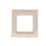 Simon 54 Premium Ramka 1-krotna PREMIUM IP20 / IP44 kremowy DR1/41 KONTAKT