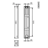 SM060C LED34S/840 PSU W20L120 NOC Oprawa sufitowa nabudowana